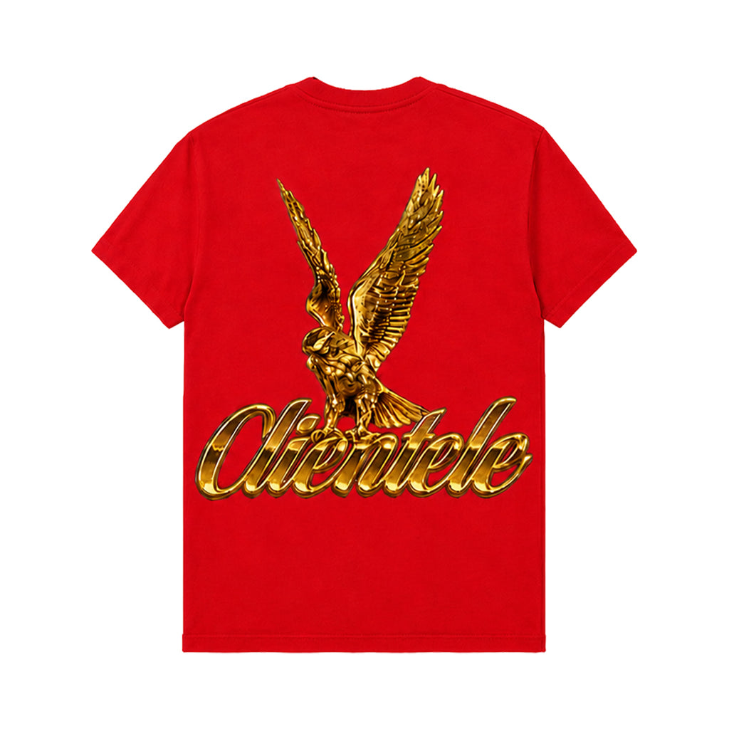 Clientele x GFK Golden Eagle Logo Tee - Red