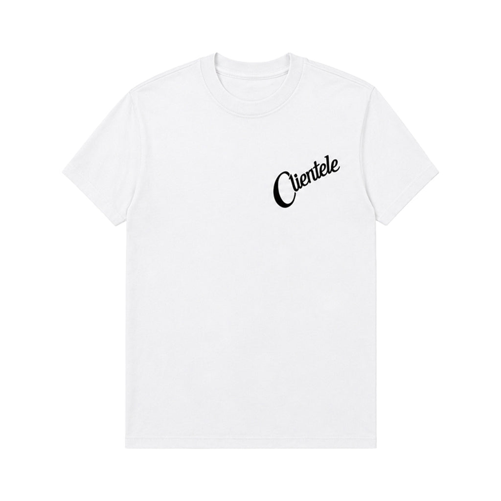 Clientele x GFK  Golden Eagle Logo Tee - White