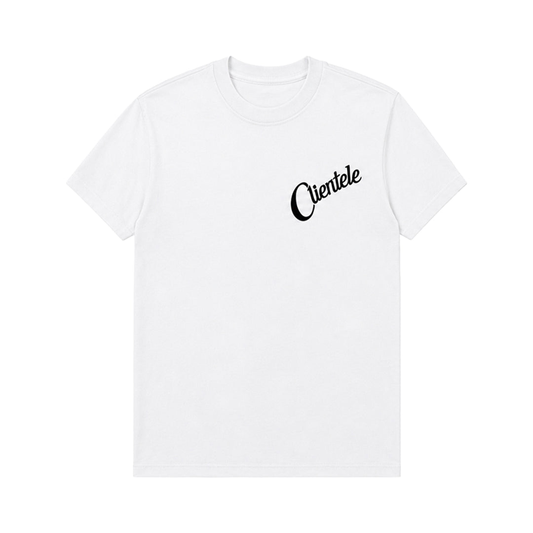 Clientele x GFK  Golden Eagle Logo Tee - White