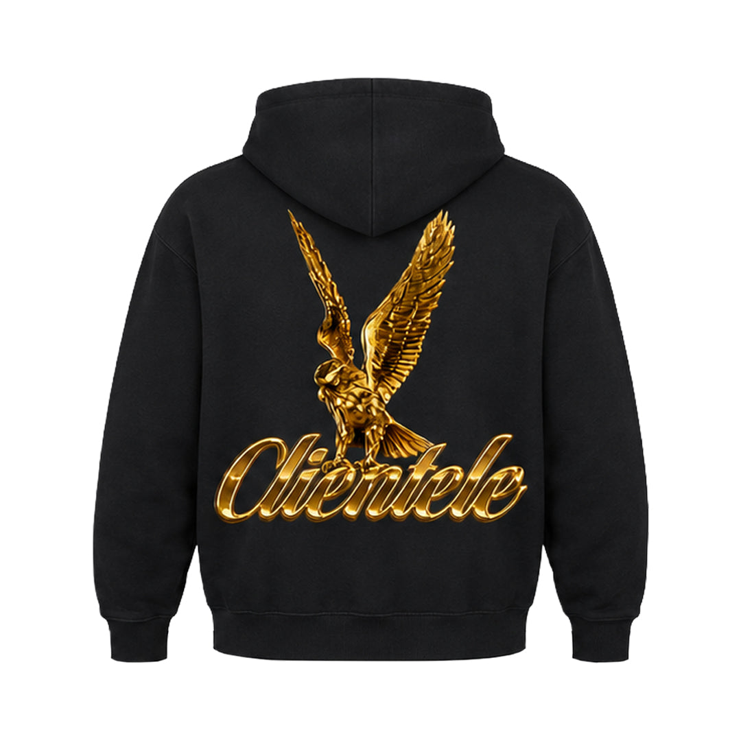 Clientele x GFK Golden Eagle Zip - BLACK