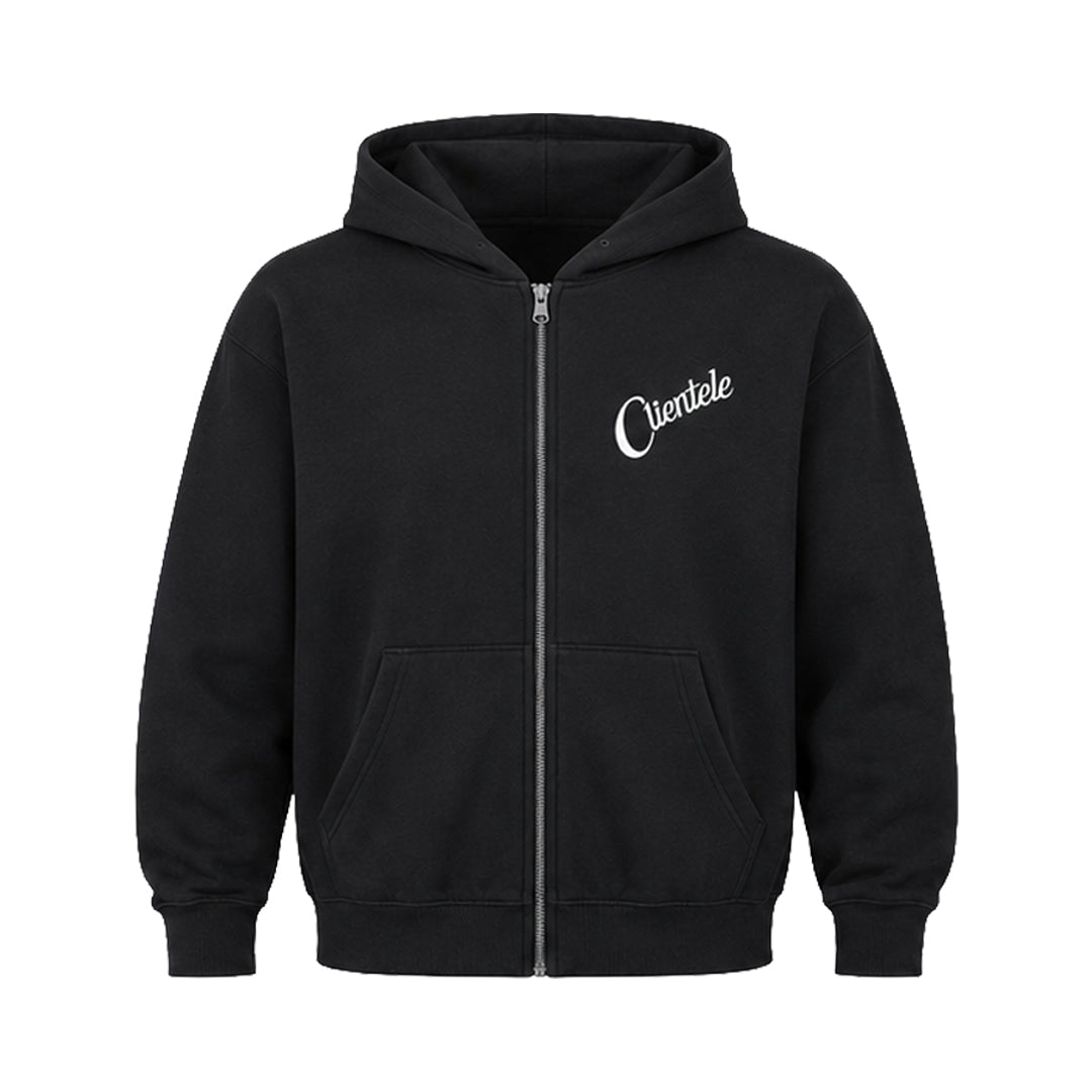 Clientele x GFK Golden Eagle Zip - BLACK