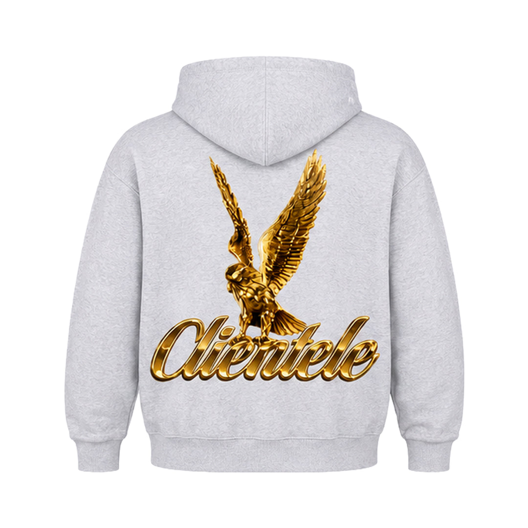 Clientele x GFK Golden Eagle Zip - Grey