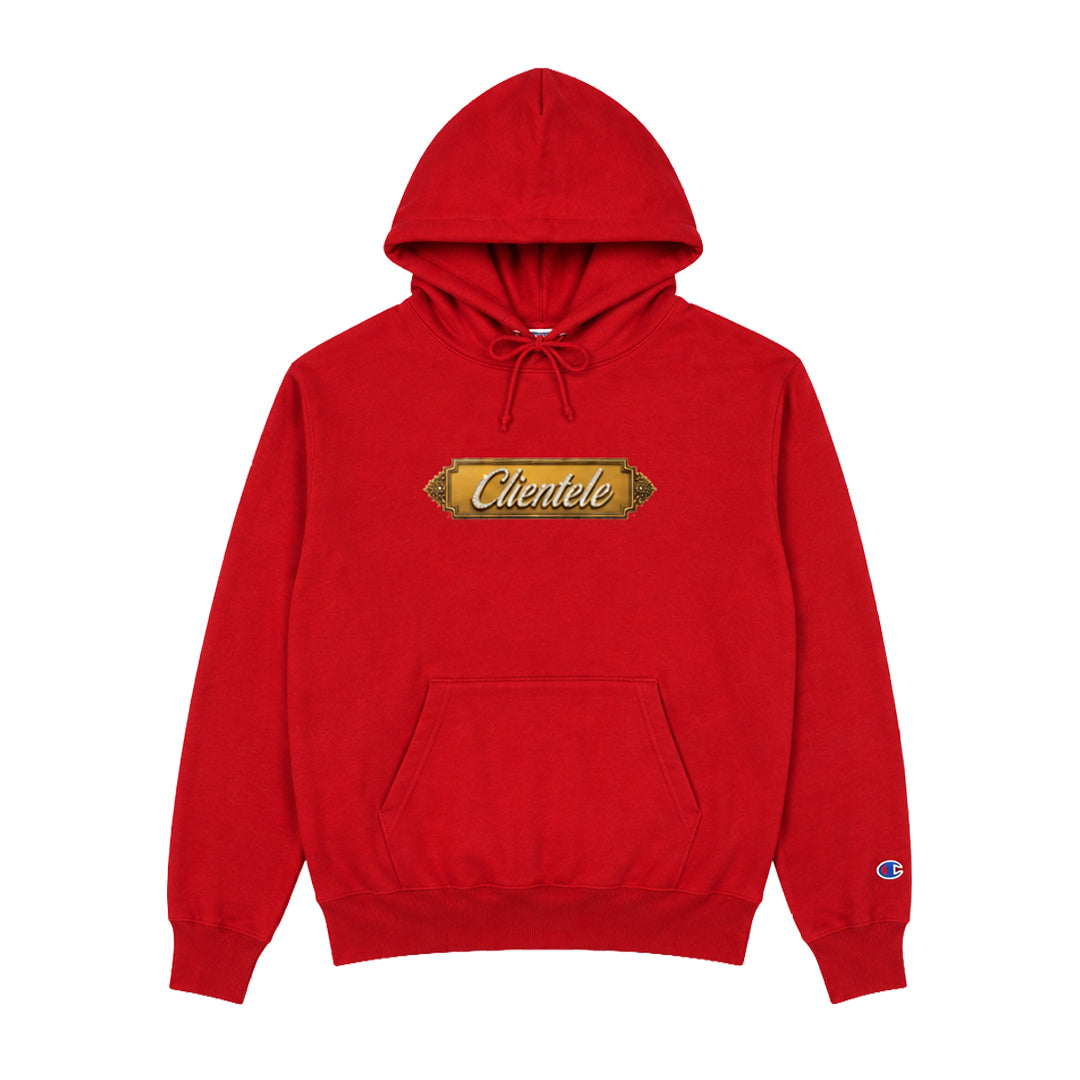 Clientele x GFK HOF Champion Hoodie - Red
