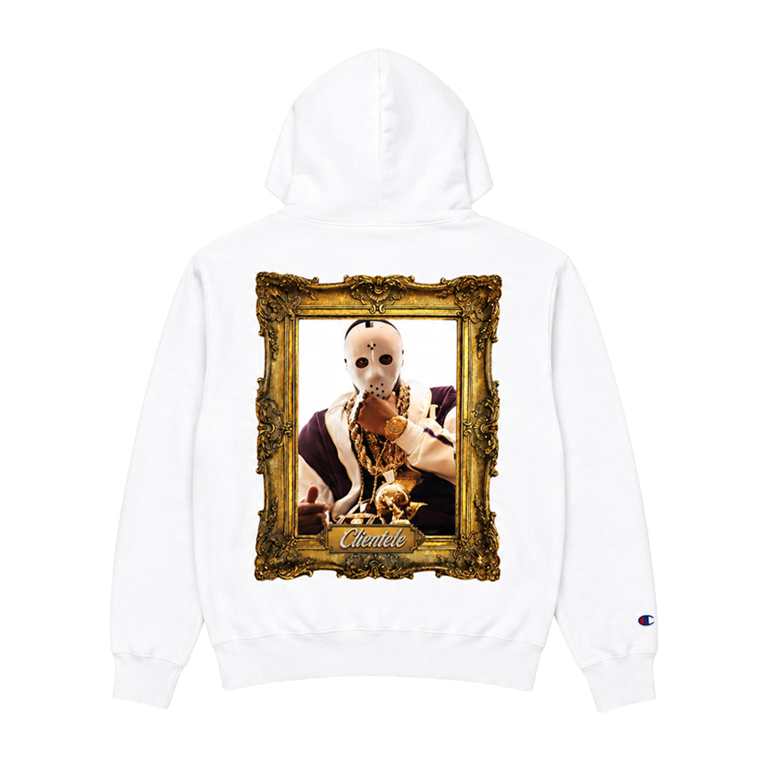 Clientele x GFK HOF Champion Hoodie - White