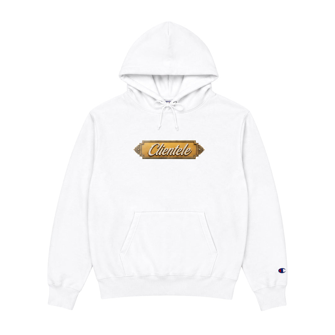 Clientele x GFK HOF Champion Hoodie - White